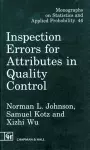 Inspection Errors for Attributes in Quality Control cover