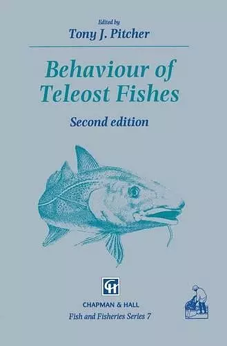 Behaviour of Teleost Fishes cover