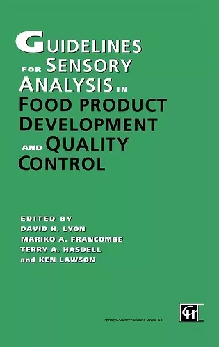 Guidelines for Sensory Analysis in Food Product Development and Quality Control cover