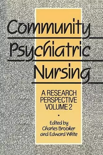 Community Psychiatric Nursing cover