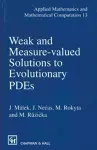 Weak and Measure-Valued Solutions to Evolutionary PDEs cover