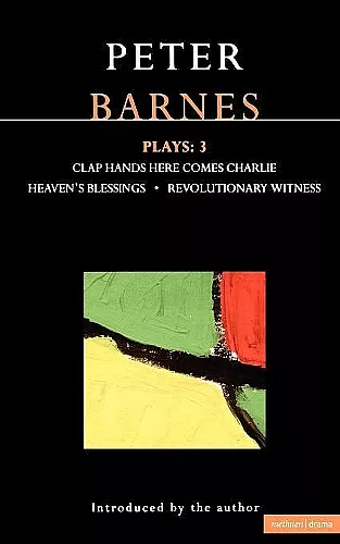 Barnes Plays: 3 cover