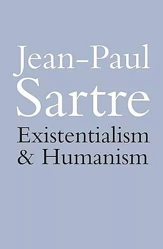 Existentialism and Humanism cover