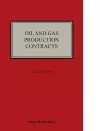 Oil and Gas Production Contracts cover