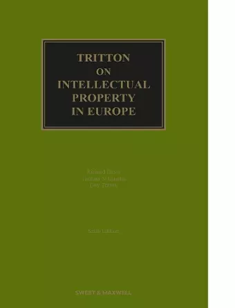 Tritton on Intellectual Property in Europe cover