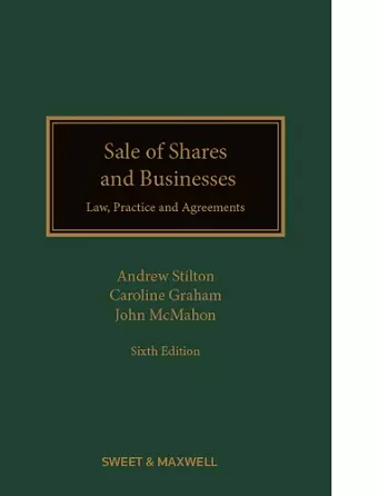 Sale of Shares and Businesses cover