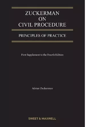 Zuckerman on Civil Procedure cover