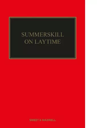 Summerskill on Laytime cover