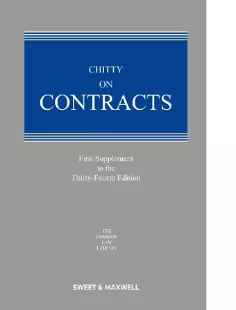 Chitty on Contracts cover