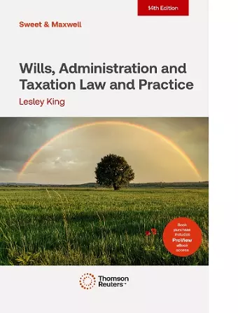 Wills, Administration and Taxation Law and Practice cover