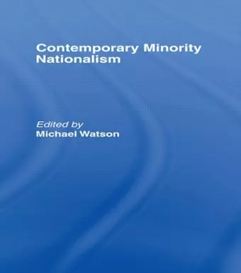 Contemporary Minority Nationalism cover