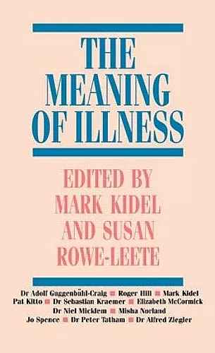 The Meaning of Illness cover