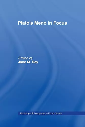 Plato's Meno In Focus cover