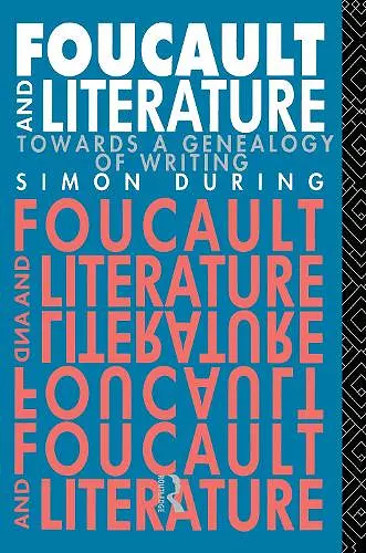 Foucault and Literature cover