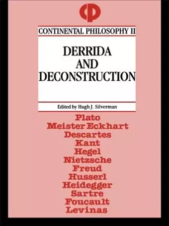 Derrida and Deconstruction cover