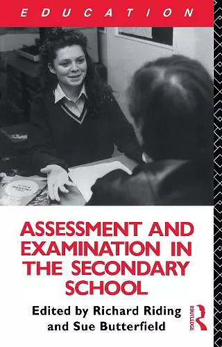 Assessment and Examination in the Secondary School cover