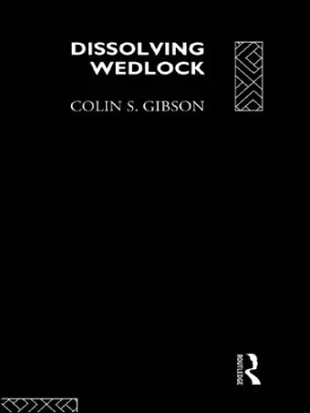 Dissolving Wedlock cover