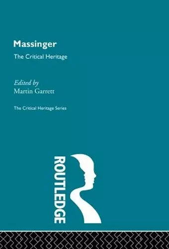 Massinger cover