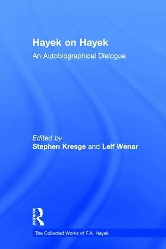 Hayek on Hayek cover