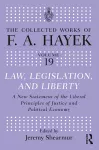 Law, Legislation, and Liberty cover