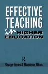 Effective Teaching in Higher Education cover