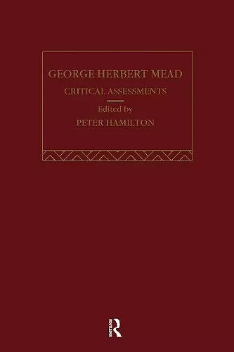 George Herbert Mead cover