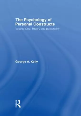 The Psychology of Personal Constructs cover