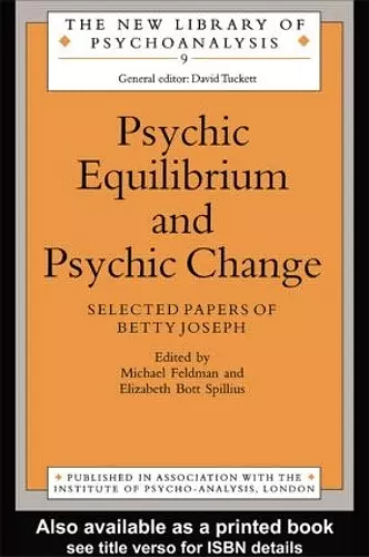 Psychic Equilibrium and Psychic Change cover