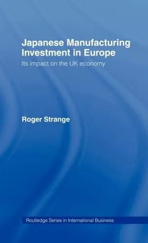 Japanese Manufacturing Investment in Europe cover