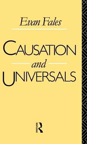 Causation and Universals cover