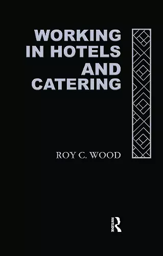 Working In Hotels and Catering cover