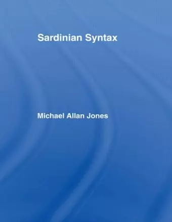 Sardinian Syntax cover