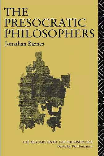 The Presocratic Philosophers cover