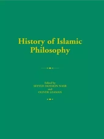 The History of Islamic Philosophy cover