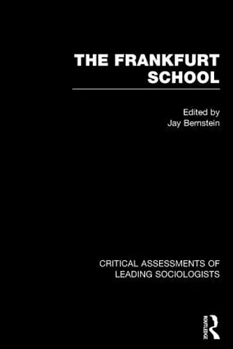 The Frankfurt School cover