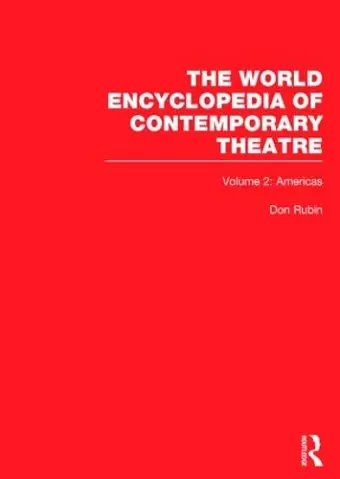 World Encyclopedia of Contemporary Theatre cover