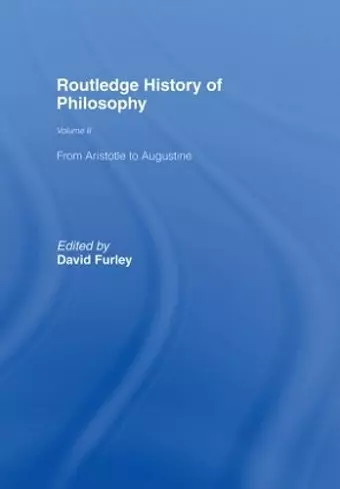 Routledge History of Philosophy Volume II cover