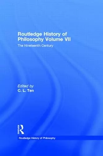 Routledge History of Philosophy Volume VII cover