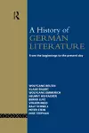 A History of German Literature cover