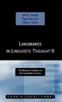 Landmarks in Linguistic Thought Volume II cover