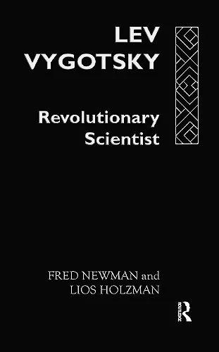 Lev Vygotsky:Revoltn Scientist cover