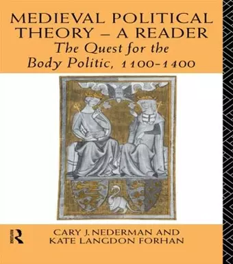 Medieval Political Theory: A Reader cover