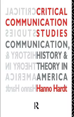 Critical Communication Studies cover