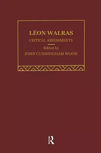 Leon Walras cover