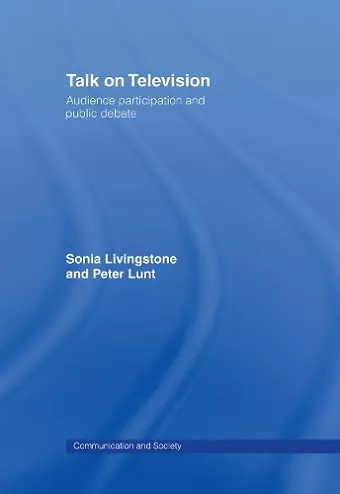 Talk on Television cover