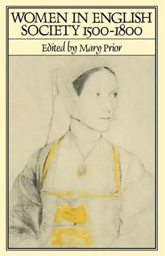 Women in English Society, 1500-1800 cover