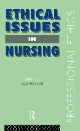 Ethical Issues in Nursing cover