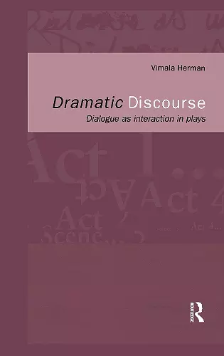 Dramatic Discourse cover