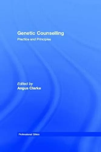 Genetic Counselling cover