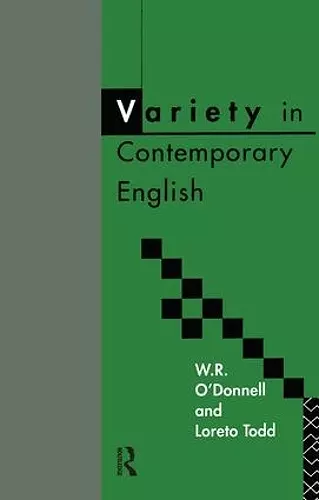 Variety in Contemporary English cover